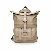 Сумки и аксессуары handmade. Livemaster - original item Backpacks: Women`s beige Leather Backpack Bag Wendy SR54-151. Handmade.