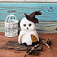 Order Owl Hedgehog sitting Harry Potter. handmade toys by Mari (handmademari). Livemaster. . Stuffed Toys Фото №3