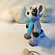 Soft toys: raccoon. Stuffed Toys. KnittedtoyRU. Online shopping on My Livemaster.  Фото №2