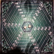 Фен-шуй и эзотерика handmade. Livemaster - original item Tablecloth kit Divination + 2 wooden dice. Handmade.