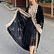 Copy of Copy of Handbag of black velvet with beaded monkey. Robes. Tyurbany Very Suhininoj (Turban SVS). My Livemaster. Фото №4