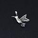 Silver Colibri Pendant, Sterling Silver Necklace Pendant Hummingbird, Pendants, Yerevan,  Фото №1