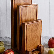 Посуда handmade. Livemaster - original item A set of cutting boards from oak. Handmade.