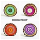 Комплект из 12 декоративных спилов. Картины. Woodartshop. Ярмарка Мастеров.  Фото №4