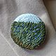 Embroidered brooch "At the sky edge", Brooches, Azov,  Фото №1