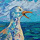 Seagull oil painting Birds painting with sea Seascape. Pictures. Colibri Art - Oil Painting. My Livemaster. Фото №5