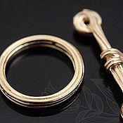Материалы для творчества handmade. Livemaster - original item Togl lock for jewelry art.5-21, matte gilding Yu.Korea. Handmade.
