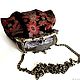 Сумка  из  натуральной кожи  Терракотовые цветы. Классическая сумка. Art  Clutch. Ярмарка Мастеров.  Фото №6