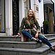 'Madame berbery' green trench coat. Raincoats and Trench Coats. Alexandra Maiskaya. Online shopping on My Livemaster.  Фото №2