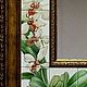 Mirror Painted pottery Orchid and kalibri. Mirror. ArtFlera (artflera). My Livemaster. Фото №4