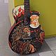 Гитара "ПЕРСОНАЛЬНЫЙ ЗАКАЗ"с индивидуальным принтом. Гитары. Guitar & Ukulele art Studio. Ярмарка Мастеров.  Фото №4