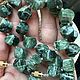 Бусы из клинохлора (серафинита). Бусы. gemstone. Интернет-магазин Ярмарка Мастеров.  Фото №2