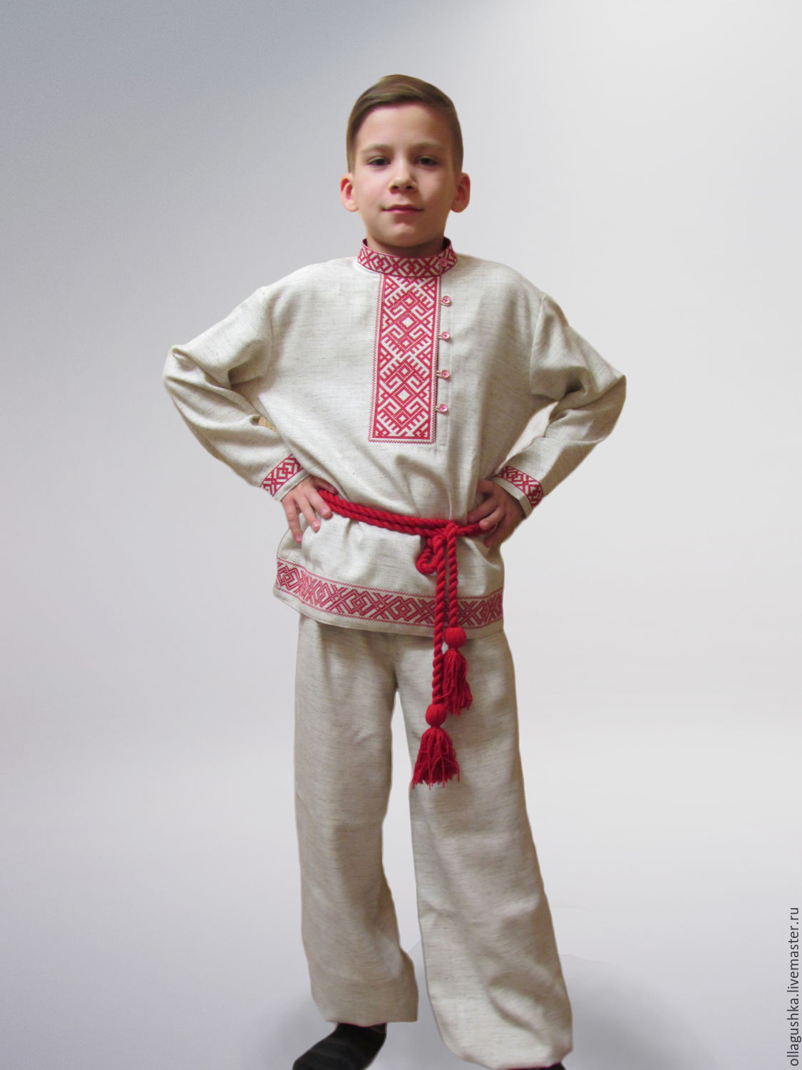 Русский костюм на мальчика
