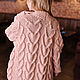 Schemes for knitting: Description of knitted cardigan Heart large knit. Knitting patterns. Kardigan sviter - женский вязаный свитер кардиган оверсайз. My Livemaster. Фото №6