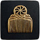 Order Wooden comb with the symbol KOLOVRAT. Magic wood. Livemaster. . Combs Фото №3