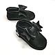 Black Baby Moccasins, Leather Baby Shoes, Baby Leather Moccs. Footwear for childrens. ebooba. Online shopping on My Livemaster.  Фото №2