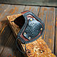 Защитная маска из натуральной кожи. Защитные маски. Creative Leather Workshop. Ярмарка Мастеров.  Фото №5