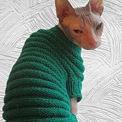 Plush sweater for cat/cat