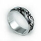 Ring with a black pattern, Rings, Moscow,  Фото №1
