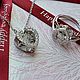 Серебряные украшения с танцующими цирконами, Комплекты украшений, Ростов-на-Дону,  Фото №1
