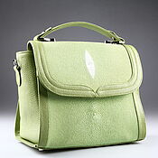 Сумки и аксессуары handmade. Livemaster - original item Women`s bag made of sea stingray leather IMC0500J. Handmade.