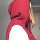 Капюшон-манишка из мериносовой шерсти. Капюшоны. JULYWOOL// Юлия. Ярмарка Мастеров.  Фото №6