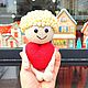 Сердечный мальчик. Мягкие игрушки. Катерина (KatarinaToys). Интернет-магазин Ярмарка Мастеров.  Фото №2