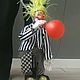 Марионетка Трюковая клоун. Кукольный театр. Marionetkanazakaz. Интернет-магазин Ярмарка Мастеров.  Фото №2