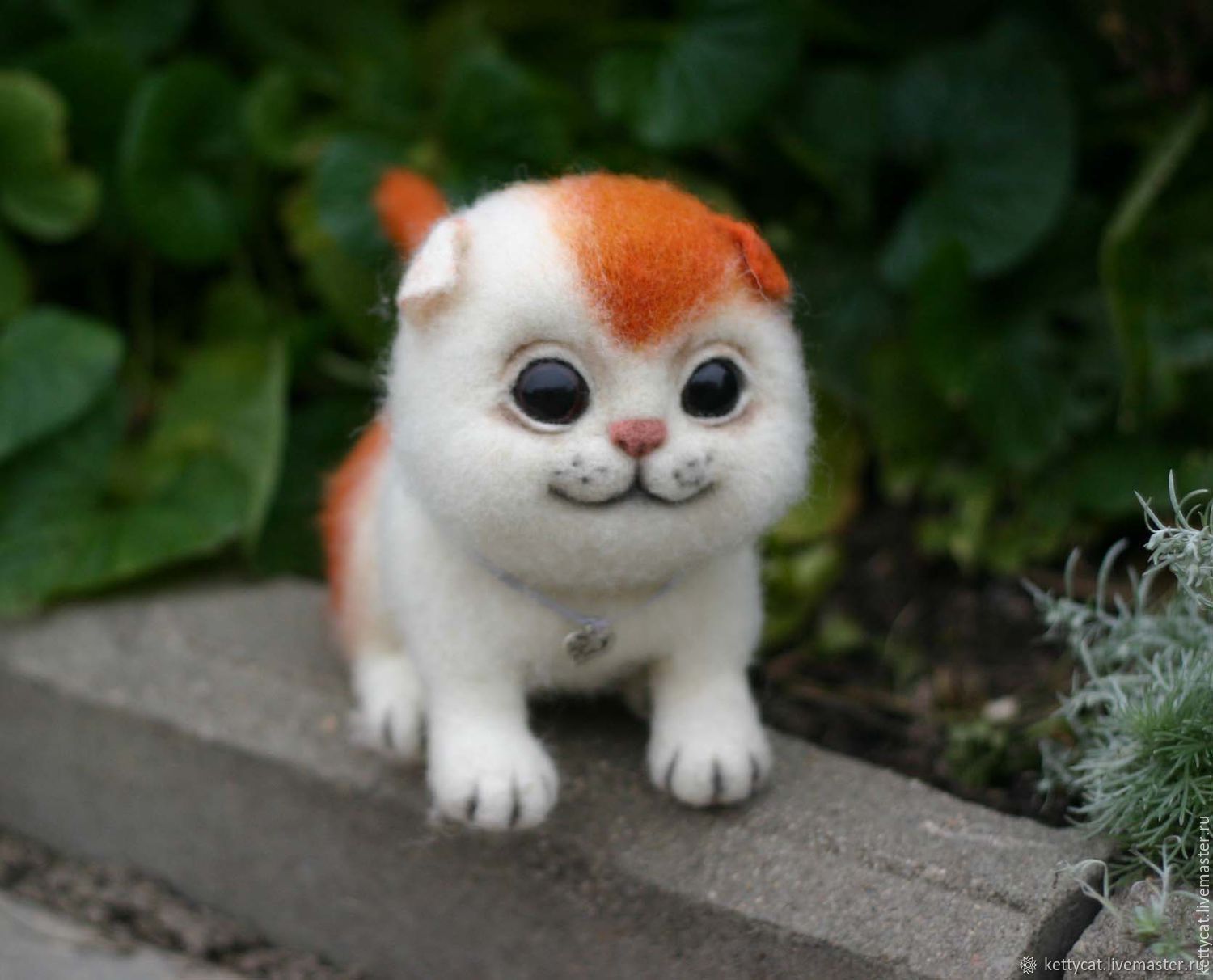 Игрушка  котенок из шерсти Манго, Войлочная игрушка, Москва,  Фото №1