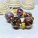 Набор бусин лэмпворк 11шт "Китайские фонарики " Lampwork. Бусины. Оксана Искуснова украшения лэмпворк (SOVARTstudio). Ярмарка Мастеров.  Фото №6