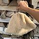 Шапка для бани и сауны из натуральной овчины коричневая. Банные принадлежности. HEDONISTBALI. Ярмарка Мастеров.  Фото №8