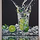 Magic Water. Lime. Pictures. Luxart (luxart). Online shopping on My Livemaster.  Фото №2