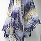 Iris shawl openwork (openwork Shawl from County knitting). Shawls. Lace Shawl by Olga. My Livemaster. Фото №6