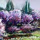  Spring Color. Blooming garden. Original. Pictures. Valeria Akulova ART. My Livemaster. Фото №6