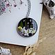 The pendant is made of resin with real flowers. Pendant with a summer meadow. Pendants. OrlovaResinJewelry. My Livemaster. Фото №4