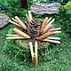 Заказать Курипи двойная. Дерево чемара (Ароматное). Shamanic-staff. Ярмарка Мастеров. . Трубка для рапэ Фото №3
