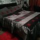 Knitted bedspread 'Many shades of gray', Blankets, Moscow,  Фото №1