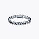 Кубинский серебряный браслет «Blesk Jewelry» с фианитами, Браслет-цепочка, Москва,  Фото №1
