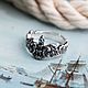 Кольцо Маяк 2.0, серебро 925, чернение, топаз. Кольца. Organic Jewelry. Серебро и золото. Интернет-магазин Ярмарка Мастеров.  Фото №2