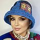 Шляпа ДОМИК -5 ручной работы из листьев пальмы. Шляпы. Анна Лесникова      Les accessoires. Интернет-магазин Ярмарка Мастеров.  Фото №2