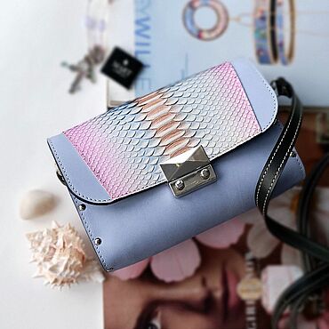 Сумки ручной работы. Ярмарка Мастеров - ручная работа Сумка Pink&Blue. Handmade.