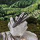 Двойная трубка для Рапэ: Курипи. Цельное серебро. Кошачий Глаз, Цитрин. Трубка для рапэ. Shamanic-staff. Интернет-магазин Ярмарка Мастеров.  Фото №2