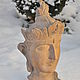 Order Buddha's Head with Crown Tibetan Ethnic Decor. Decor concrete Azov Garden. Livemaster. . Figurines Фото №3
