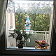 Рождественское кружевное пано для окон " Снеговик Игореша", Подвески, Гера,  Фото №1