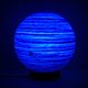 Синий светильник в виде планеты Нептун (25 см в диаметре). Ночники. Lampa la Luna byJulia. Ярмарка Мастеров.  Фото №5