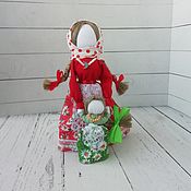 Куклы и игрушки handmade. Livemaster - original item Vedecka with a girl. Handmade.