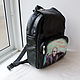 Order Backpack leather with painting to order.Gift . Inella-more leather bags/. Livemaster. . Backpacks Фото №3