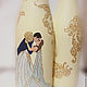 Wedding decor bottles 'Venetian pattern'. Wedding bottles. bride's dream. Online shopping on My Livemaster.  Фото №2