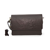 Сумки и аксессуары handmade. Livemaster - original item Crossbody bag: Women`s Brown Leather Kristi Clutch Bag. Handmade.
