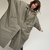 Одежда handmade. Livemaster - original item Air insulated coat for travel Pistachio. Handmade.